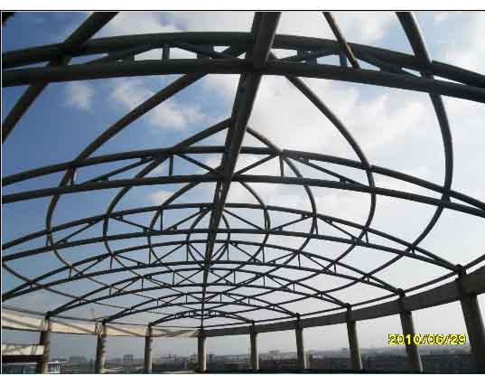商洛中煤朔州宾馆管桁架工程